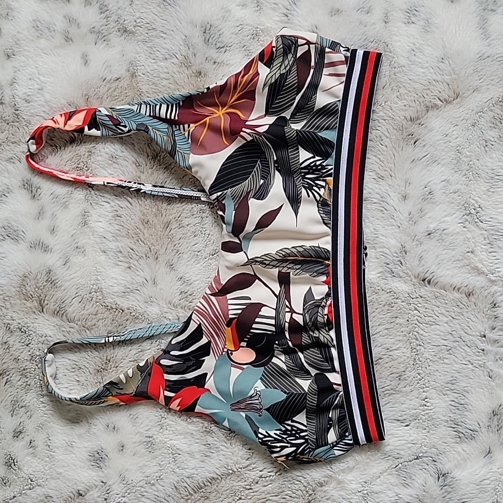 Tropical Toucan Bikini Top